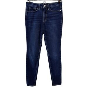 ATHLETA Women's Sculptek Stretch Mid-rise Skinny‎ Jeans • 4 • blue